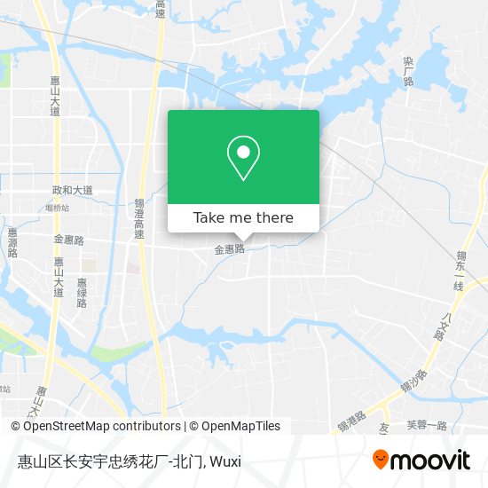 惠山区长安宇忠绣花厂-北门 map