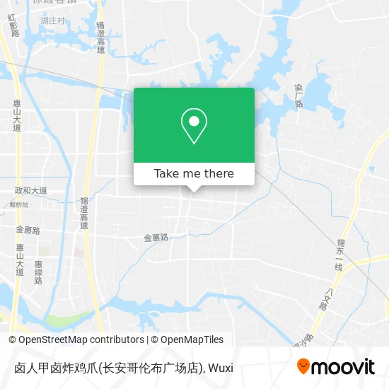 卤人甲卤炸鸡爪(长安哥伦布广场店) map