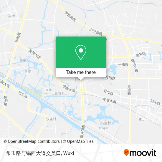 常玉路与锡西大道交叉口 map