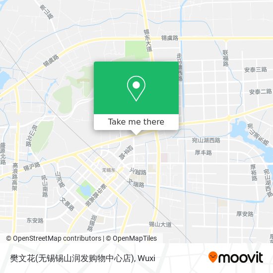 樊文花(无锡锡山润发购物中心店) map