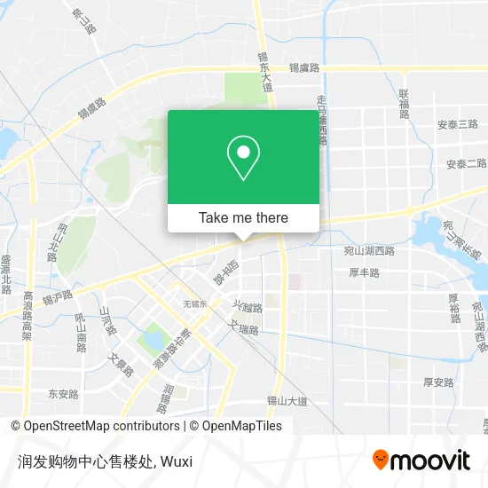 润发购物中心售楼处 map