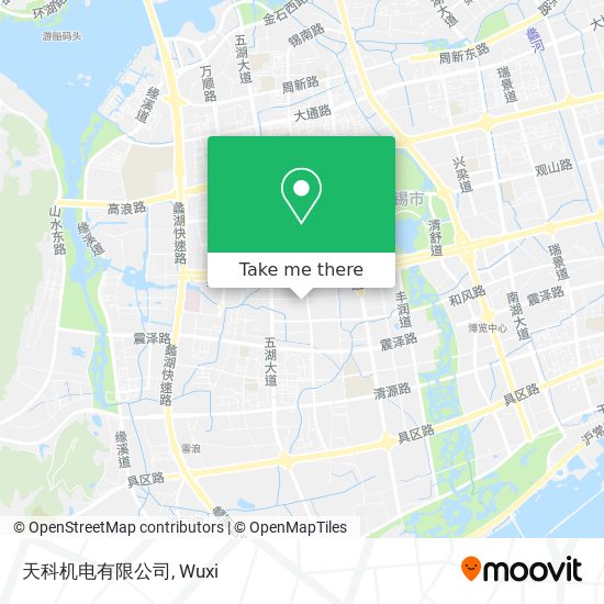 天科机电有限公司 map