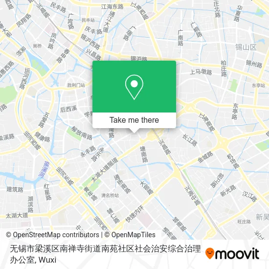 无锡市梁溪区南禅寺街道南苑社区社会治安综合治理办公室 map