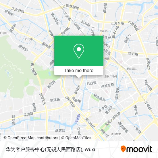 华为客户服务中心(无锡人民西路店) map
