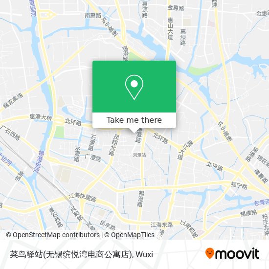 菜鸟驿站(无锡缤悦湾电商公寓店) map
