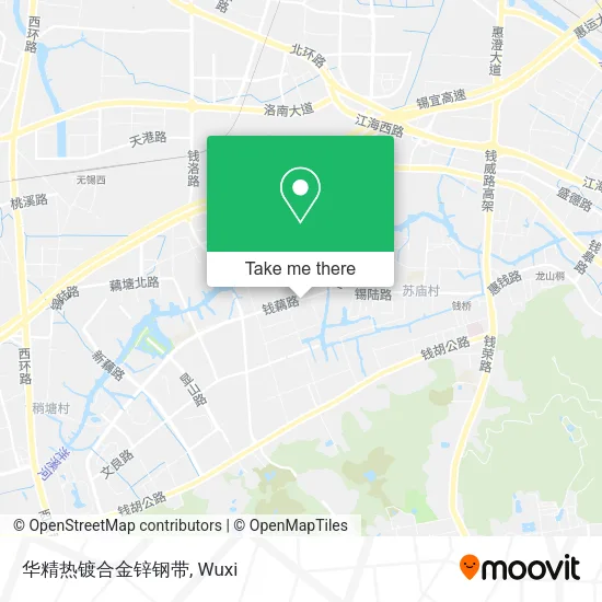 华精热镀合金锌钢带 map