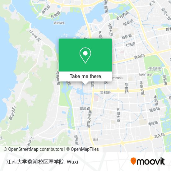江南大学蠡湖校区理学院 map
