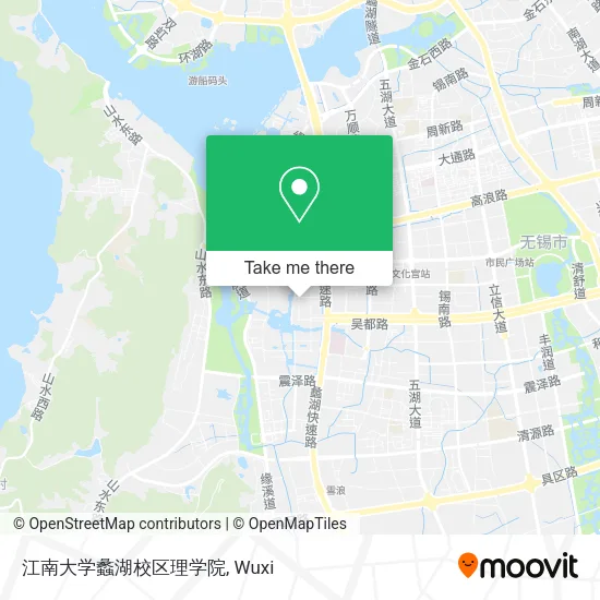 江南大学蠡湖校区理学院 map