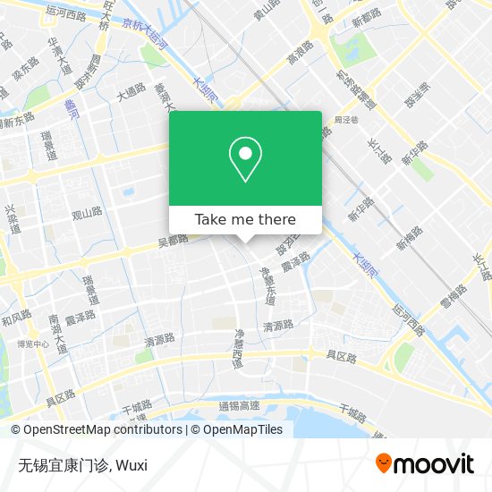 无锡宜康门诊 map