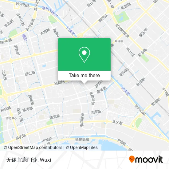 无锡宜康门诊 map