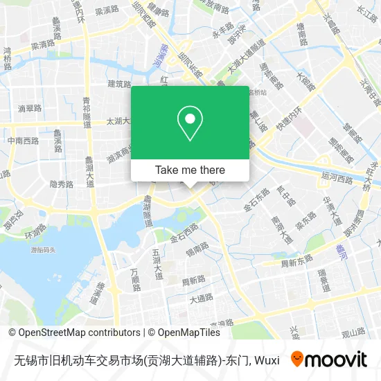 无锡市旧机动车交易市场(贡湖大道辅路)-东门 map