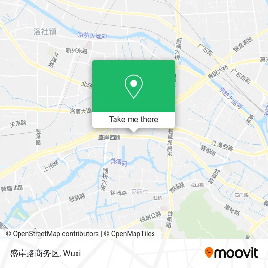 盛岸路商务区 map