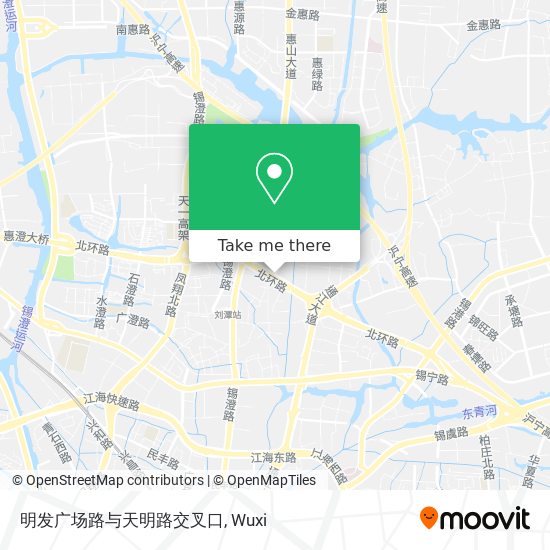 明发广场路与天明路交叉口 map
