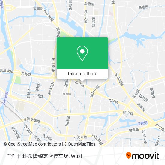 广汽丰田-常隆锦惠店停车场 map