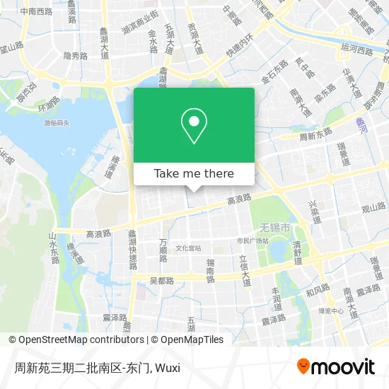 周新苑三期二批南区-东门 map