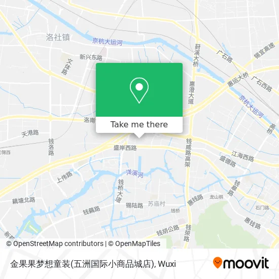 金果果梦想童装(五洲国际小商品城店) map