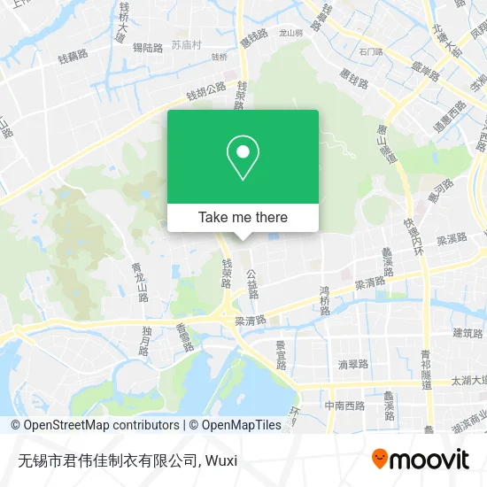 无锡市君伟佳制衣有限公司 map