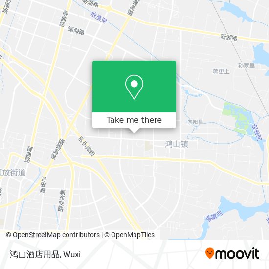 鸿山酒店用品 map