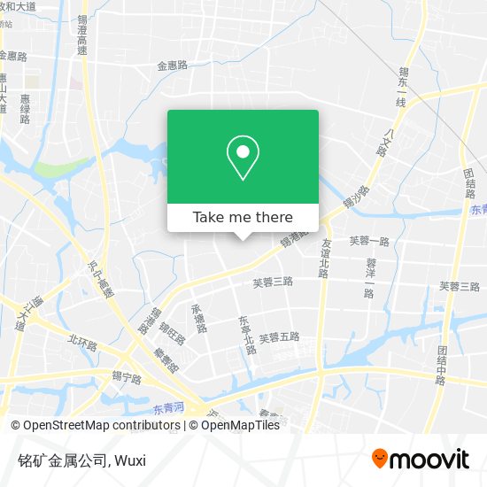 铭矿金属公司 map