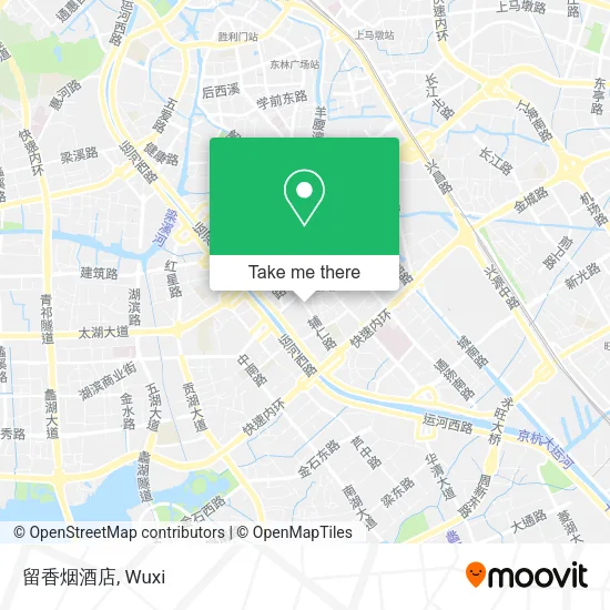 留香烟酒店 map