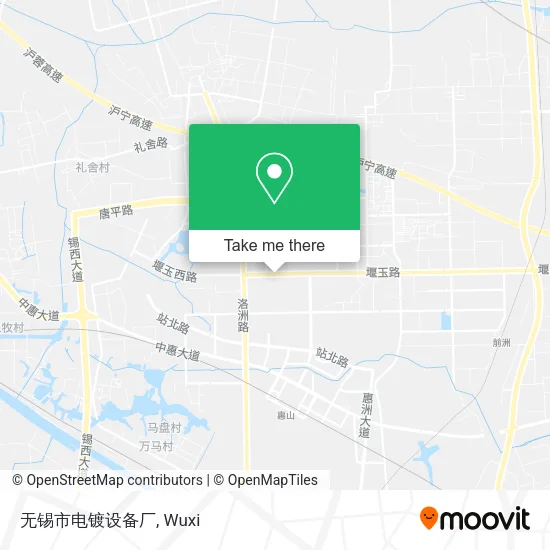 无锡市电镀设备厂 map