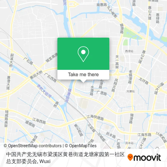 中国共产党无锡市梁溪区黄巷街道龙塘家园第一社区总支部委员会 map
