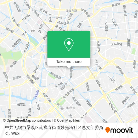 中共无锡市梁溪区南禅寺街道妙光塔社区总支部委员会 map