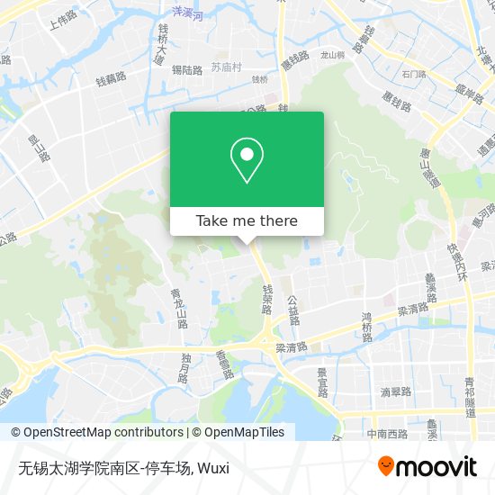 无锡太湖学院南区-停车场 map
