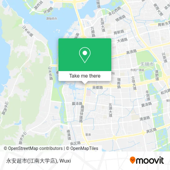 永安超市(江南大学店) map