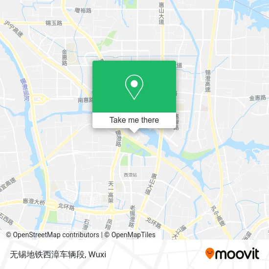 无锡地铁西漳车辆段 map