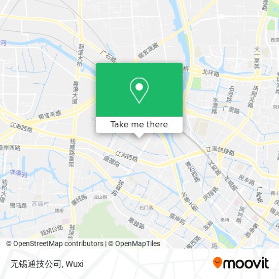 无锡通技公司 map