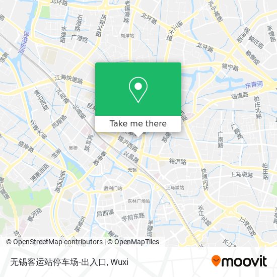 无锡客运站停车场-出入口 map