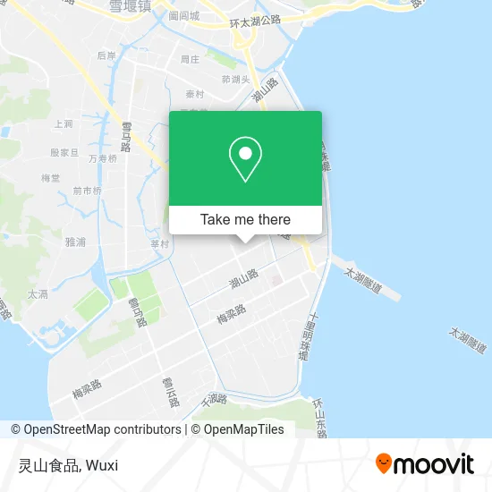 灵山食品 map