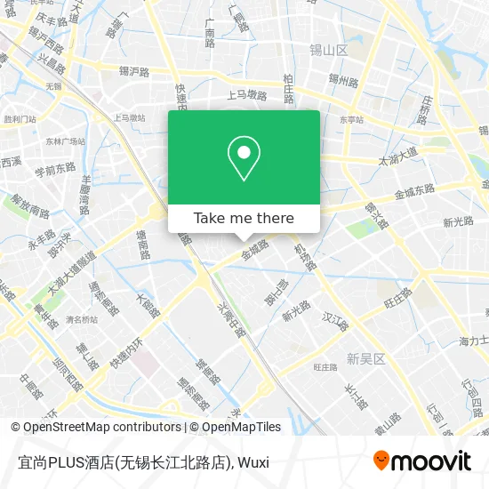 宜尚PLUS酒店(无锡长江北路店) map