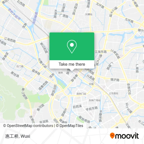 惠工桥 map
