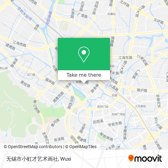 无锡市小虹才艺术画社 map