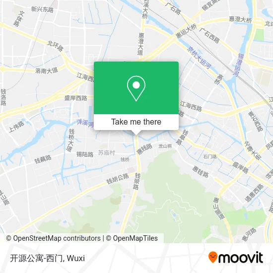 开源公寓-西门 map