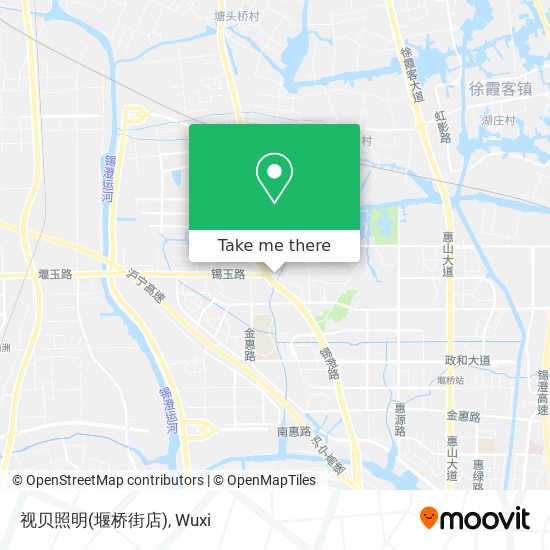 视贝照明(堰桥街店) map