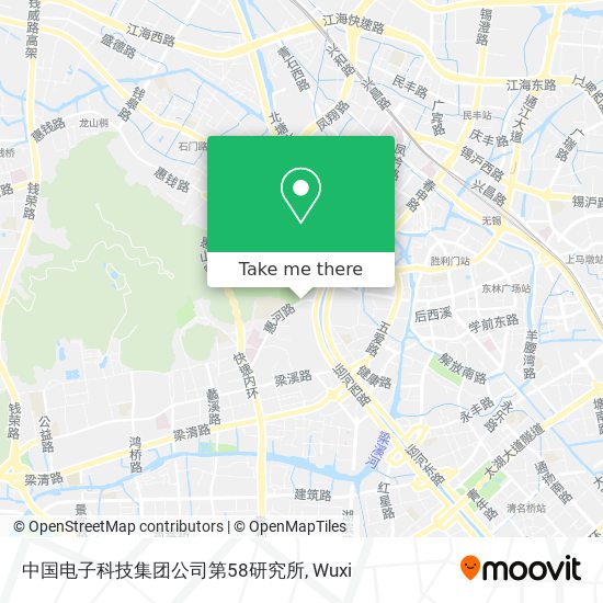 中国电子科技集团公司第58研究所 map