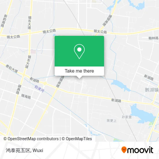 鸿泰苑五区 map