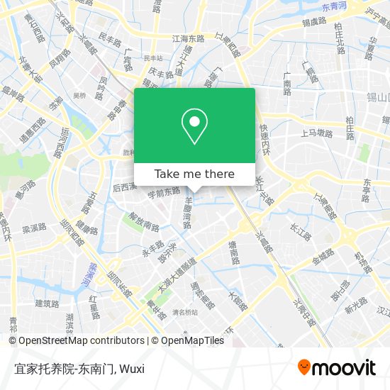 宜家托养院-东南门 map