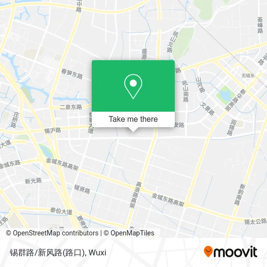 锡群路/新风路(路口) map