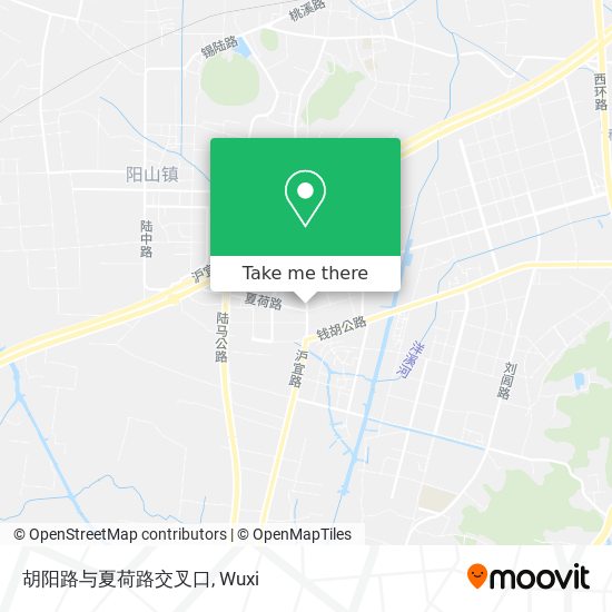胡阳路与夏荷路交叉口 map