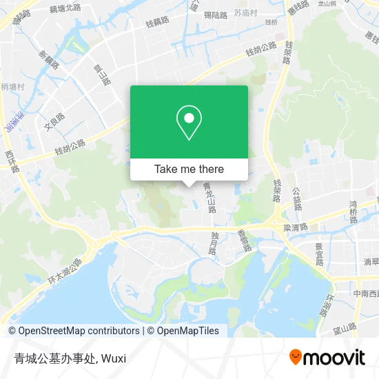 青城公墓办事处 map