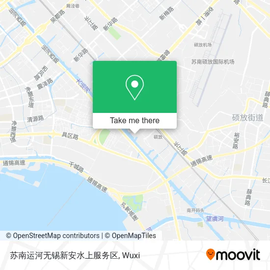 苏南运河无锡新安水上服务区 map