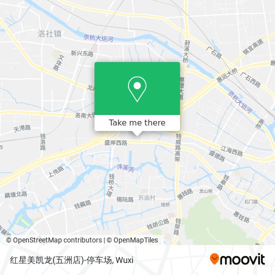 红星美凯龙(五洲店)-停车场 map
