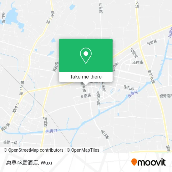 惠尊盛庭酒店 map