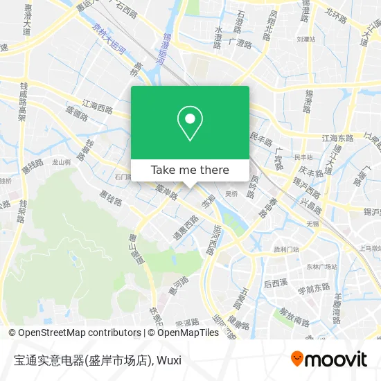 宝通实意电器(盛岸市场店) map