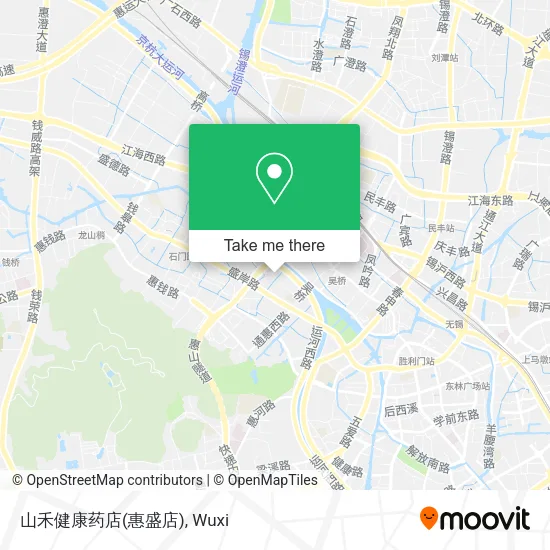 山禾健康药店(惠盛店) map