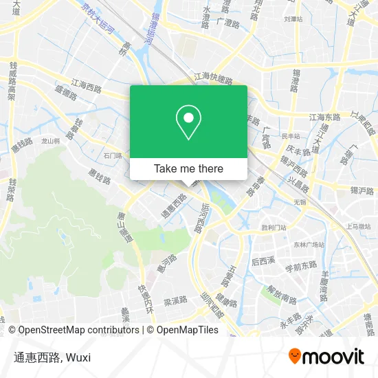 通惠西路 map